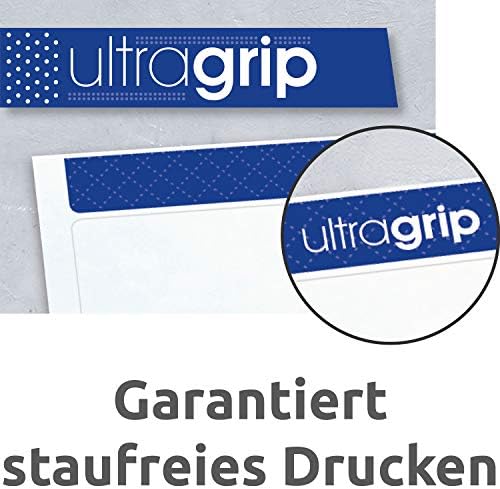 Avery L7165 Self Adhesive Parcel Shipping Labels, Laser Printers, 8 Labels Per A4 Sheet, 800 Labels, UltraGrip, white