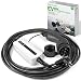 Produktbild Morec ev Ladegerät 10/16A Typ2 Tragbares EV Ladekabel EU Standard Schaltbare Ladebox Schuko 2-polig IEC 62196-2 Elektroauto (Euro-Stecker) 2,2/3,6kw, 6m/20ft