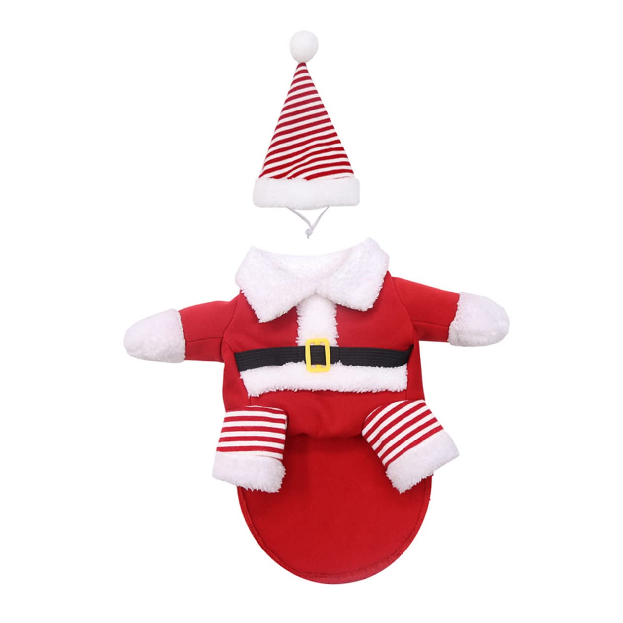 Milisten 3juegos Disfraz De Navidad para Perro con Sombrero Ropa De Cosplay Adorable para Mascotas Traje De Fiesta para Eventos y Celebraciones para Perros y Gatos Otoño Invierno