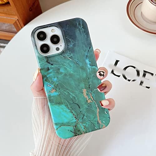 ZTOFERA Soft TPU Case for iPhone 13 Pro Max, Watercolour Marble Texture Case, Slim Lightweight Protective Bumper Cover for iPhone 13 Pro Max (6.7") - Pink