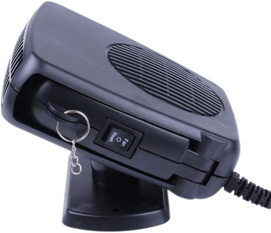 Latest Car Heater Fan 12V Adjustable Portable Heater Windshield Defogging/Defrosting Anti-Fog Heater Low-Power Rapid Heating Warmer