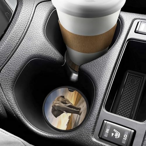 Portavasos para auto de madera, 2.6 pulg, 2 unidades miniatura 6