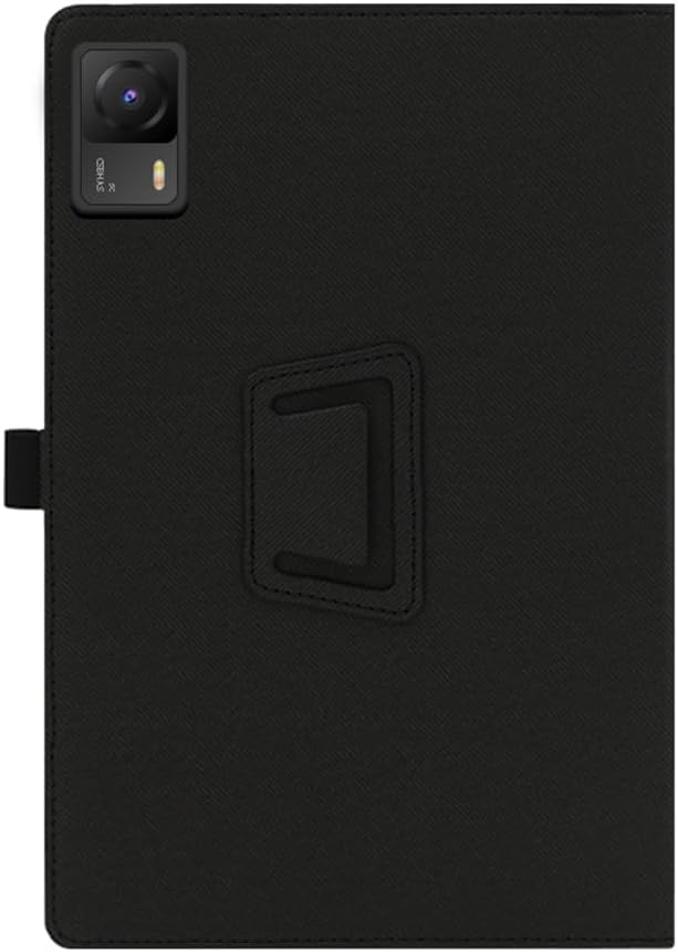 Compatible with Alphawolf APad1 8.4-INCH Tablet case, Full Coverage Ultra Slim PU Leather Cover Case Folding Stand Cover Protective Tablet Cover with Hand Strap Magnet (Black)