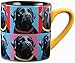 Paw Palettes Black Lab Woofhol Ceramic Mug, 16-Ounce