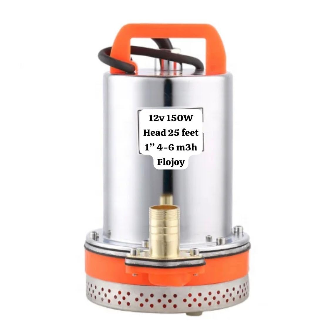 Asian Pumps 12v 150w Solar or Battery Operated Submersible water Pump for Marine Boat, Well, Farm, Pond, Garden, Water Transport, Dewatering & Fountain Head 25 Feet 1” 3000-4000 lhr (Copper Winding) (B0CN3M75BK) Amazon Price History, Amazon Price Tracker