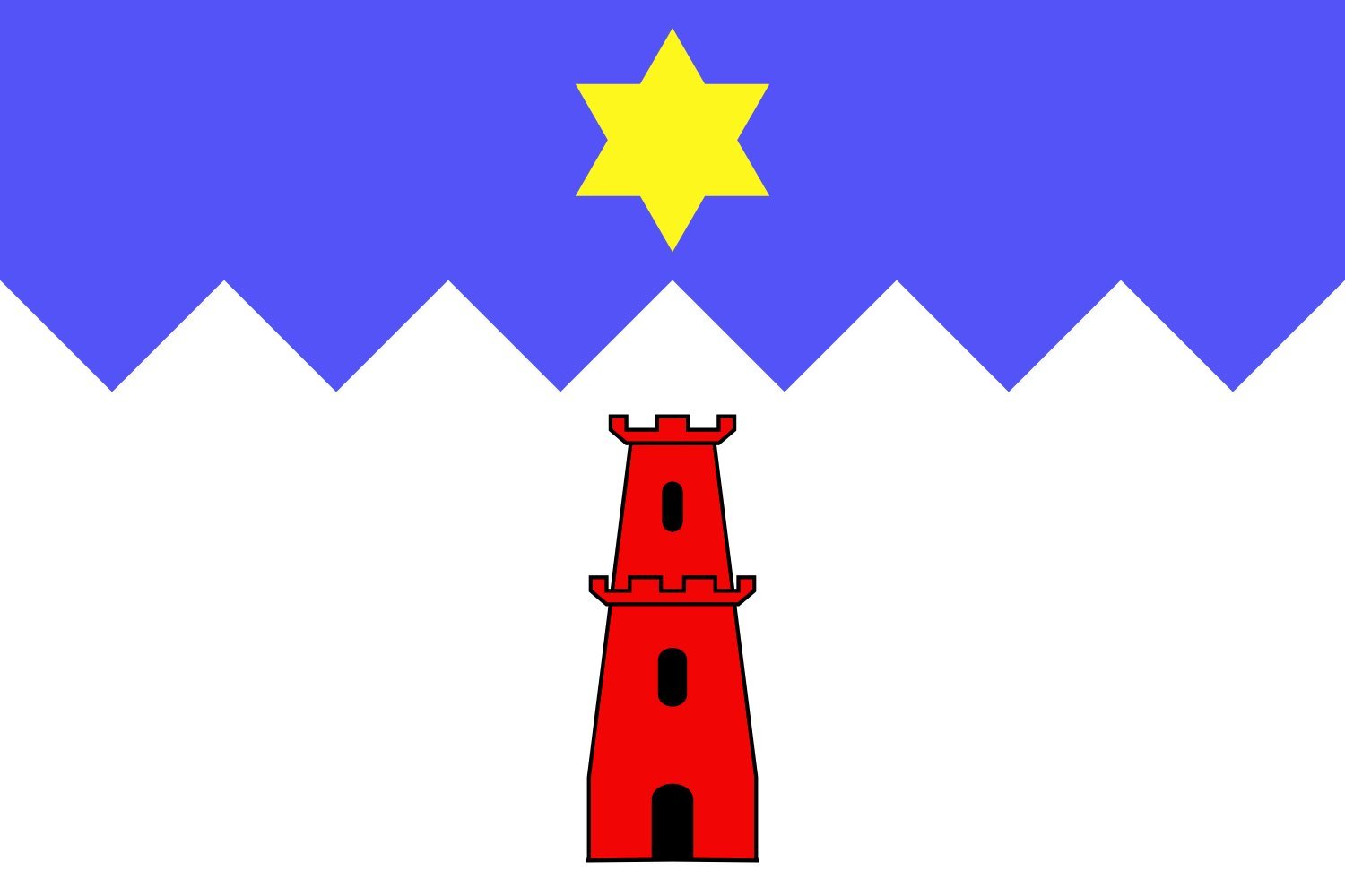 Drapeau de Gharb local council grand format officiel de Malte
