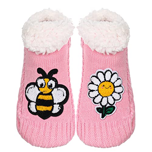 Image of ZYZX Cute Funny Slipper Socks for Women with Grips,Fuzzy Socks Indoor