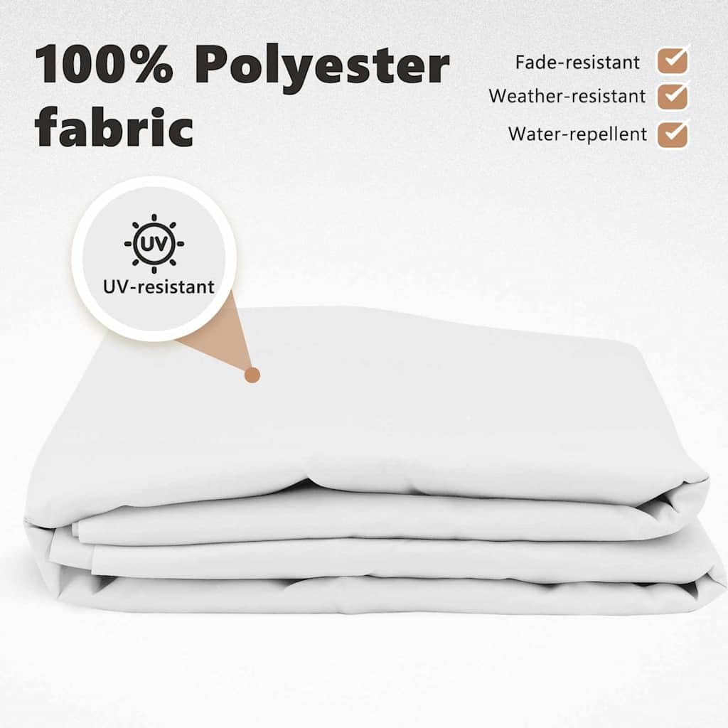vidaXL Tela de Repuesto para Toldos 5 x 3 m Poliéster, Toldo Moderno Rectangular, Resistente a desvanecimientos, UV y Agua, fácil de Limpiar, ¡Sombra y Refugio Outdoor