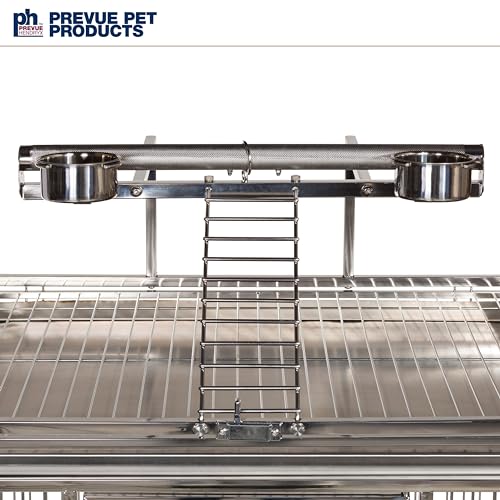 Image of Prevue Pet Products Stainless Steel Playtop Bird Cage