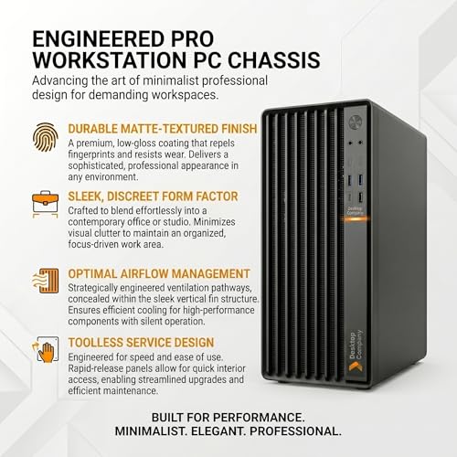 Image of Business Desktop PC | Core i5 GEN4 Turbo 4590 3.30Hz | 16GB RAM | 512GB M.2 SSD | Windows 11 Pro & MS Office 2021 | WiFi 6 & Bluetooth | Type-C Port | Premium Metal Body | 2 Year On-Site Warranty