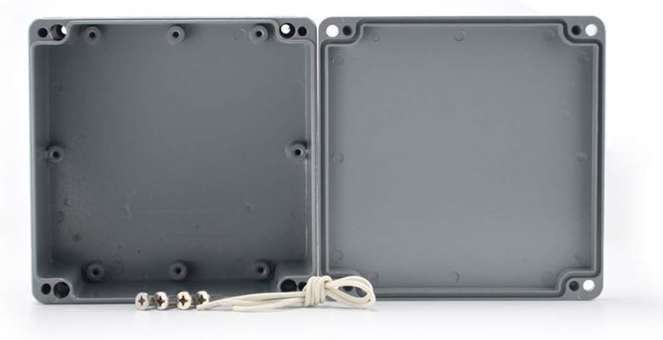 Super Big Clearance! BestTong Aluminum Alloy Metal Small Dustproof Waterproof IP66 Junction Box Extruded Industrial Structure Indoor Outdoor Universal Electric Project Enclosure Grey 6 x 6 x 2.8 Inches(160mmx160mmx70mm) Greatest Product BestTong Aluminum Alloy Metal Small Dustproof Waterproof IP66 Junction Box Extruded Industrial Structure Indoor Outdoor Universal Electric Project Enclosure Grey 6 x 6 x 2.8 Inches(160mmx160mmx70mm)