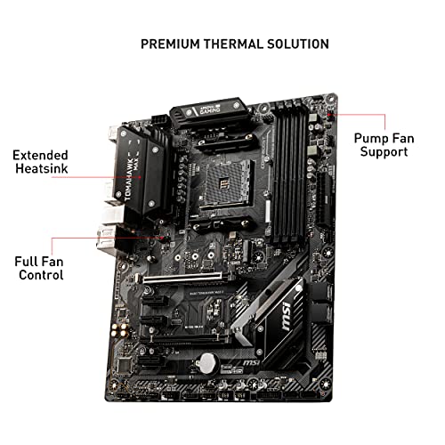 MSI B450 Tomahawk MAX II AMD AM4 DDR4 m.2 USB 3.2 Gen 2 HDMI ATX Gaming moederbord - Image 3