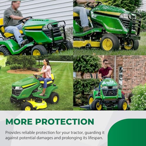 ELITEWILL Frontstoßstangenschutz für Gartentraktoren, passend für John Deere X300 X500, ersetzt OEM BM23057