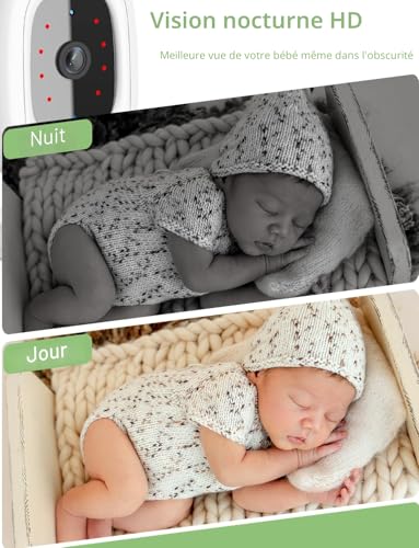 Babyphone vidéo TakTark conversation bidirectionnelle pour rassurer bébé - 5