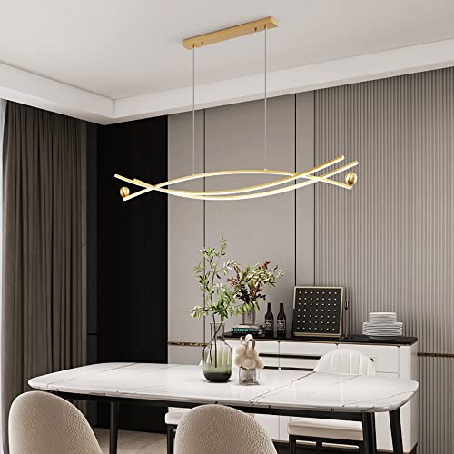 Lustre long LED pour illuminer une grande table sans éblouir - 5