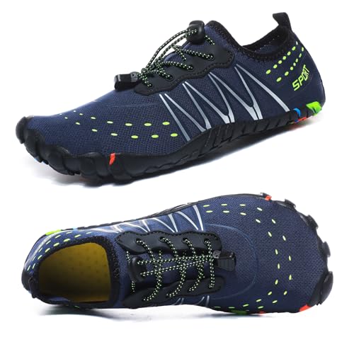 Image of ziitop Water Shoes for Men Women Beach Barefoot Swim Rock Climbing Pool Shoes Socks, Anti-Slip Breathable Quick Dry Lightweight Slip-on, Outdoor Sport Hiking Walking Boating Fishing Diving Surfing