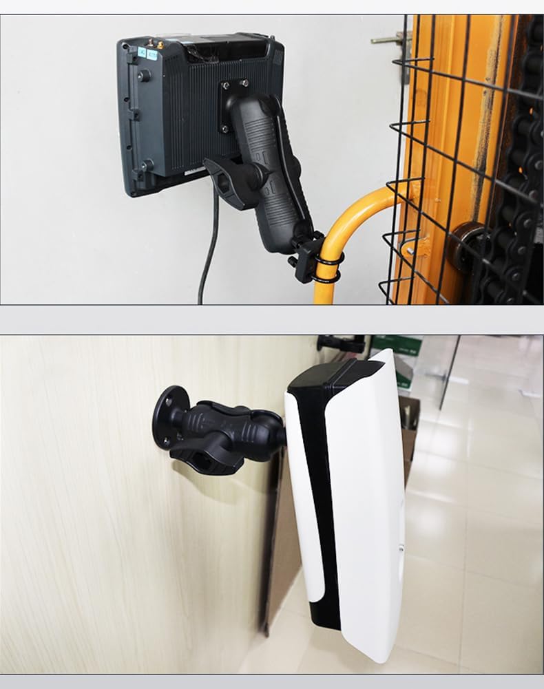 Strg 2.25'' Ball Mount with AMPS Round Plate, Ball Mount Base Compatible with RAM and 2.25" D Size Double Socket Arm from Arkon, iBolt and Tackform Enterprise Series