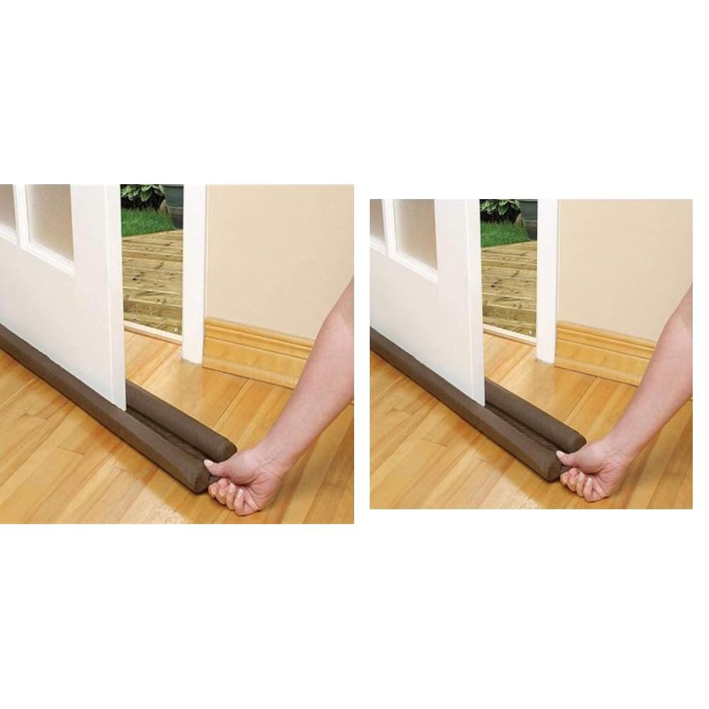 PVC Door Guard (39 Inches, Pack of 5) Gap Filler for Door Bottom Seal Strip - Sound-image-44