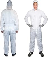 Vista 9 de Colad - Traje de aerosol reutilizable de nailon liso blanco