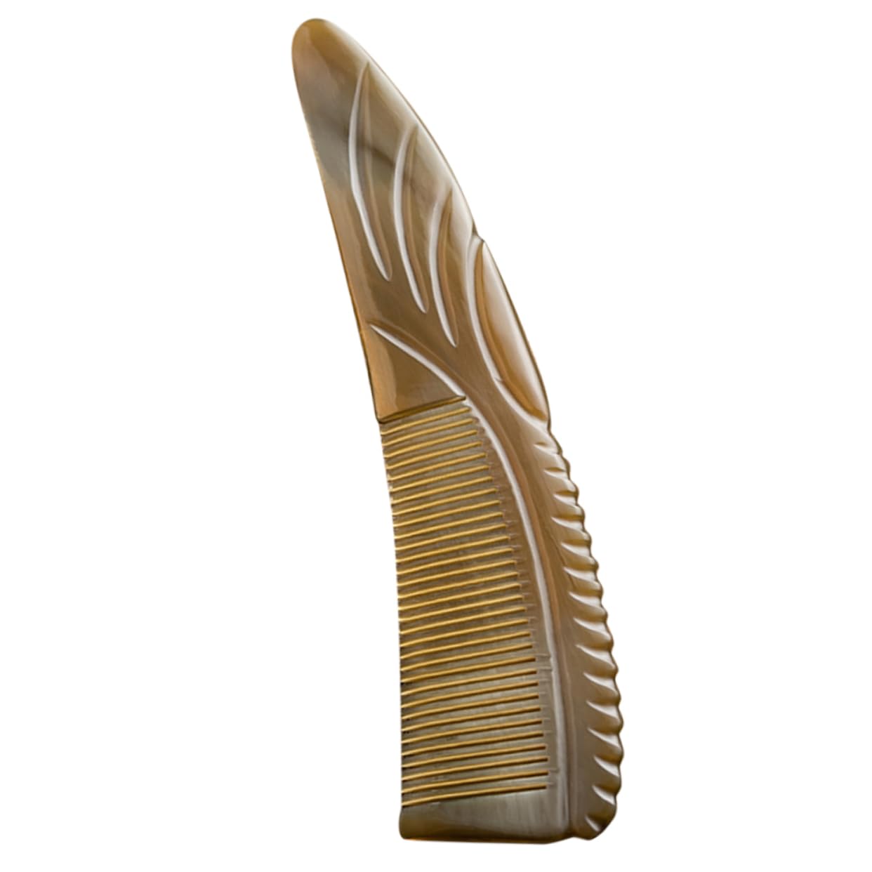 Healeved 3pièces Peigne De Massage Corne De Bœuf Peigne Démêlant Pour Hommes Et Femmes Anti-statique Naturel Et Pour Massage Relaxant Du Chevelu