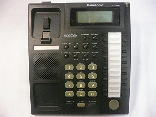 Teléfono Panasonic KX-T7735-B con altavoz y pantalla LCD miniatura 3
