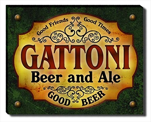ZuWEE Gattoni's Beer and Ale Gallery Wrapped Canvas Print