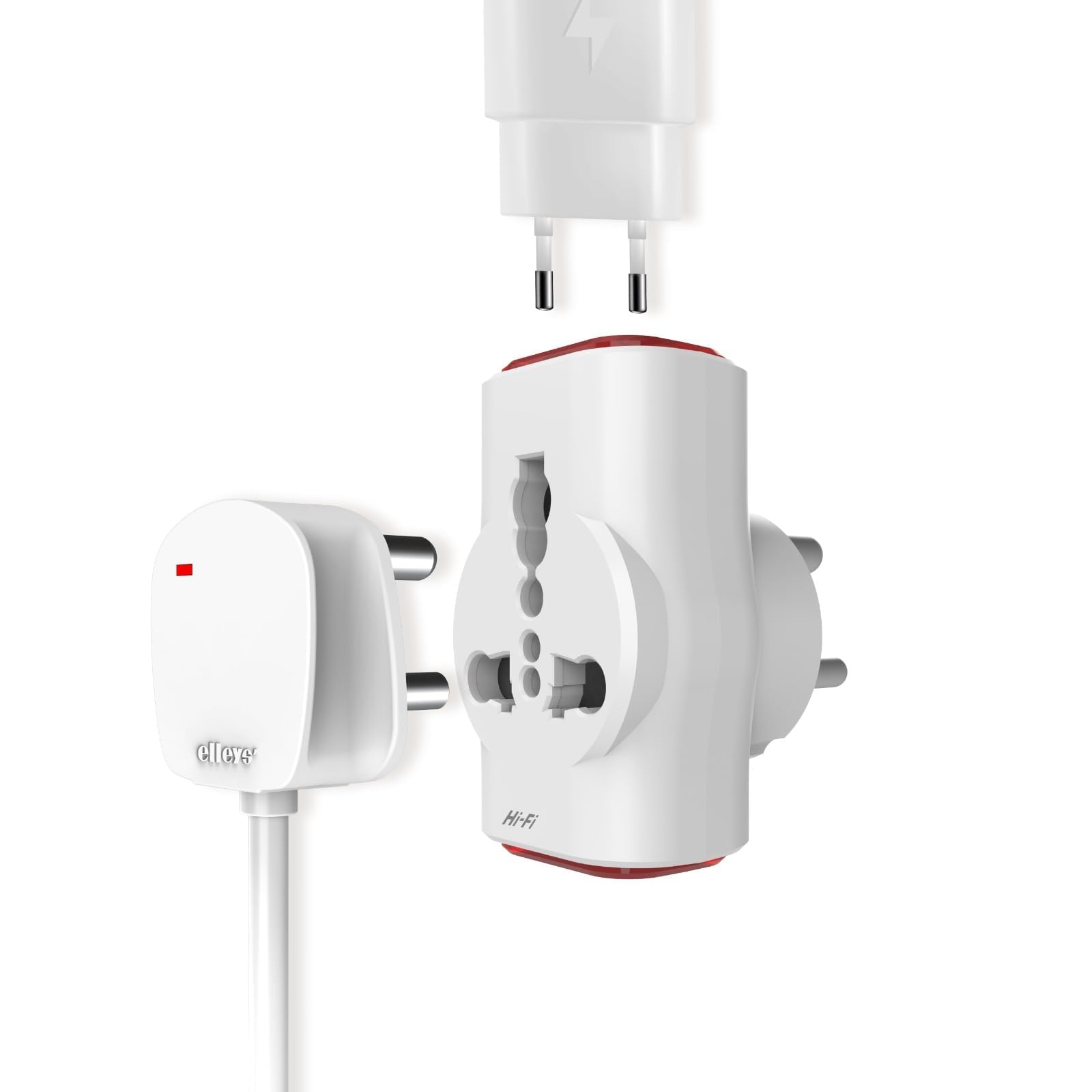 Elleys’ Dingo 16 amp & 6amp 3 Pin Multi Plug Universal Socket Travel Adaptor (240V) | Power Plug Socket Suitable 2 pin 3 pin Socket (Dingo (H83), Pack of 1) — Amazon image 7
