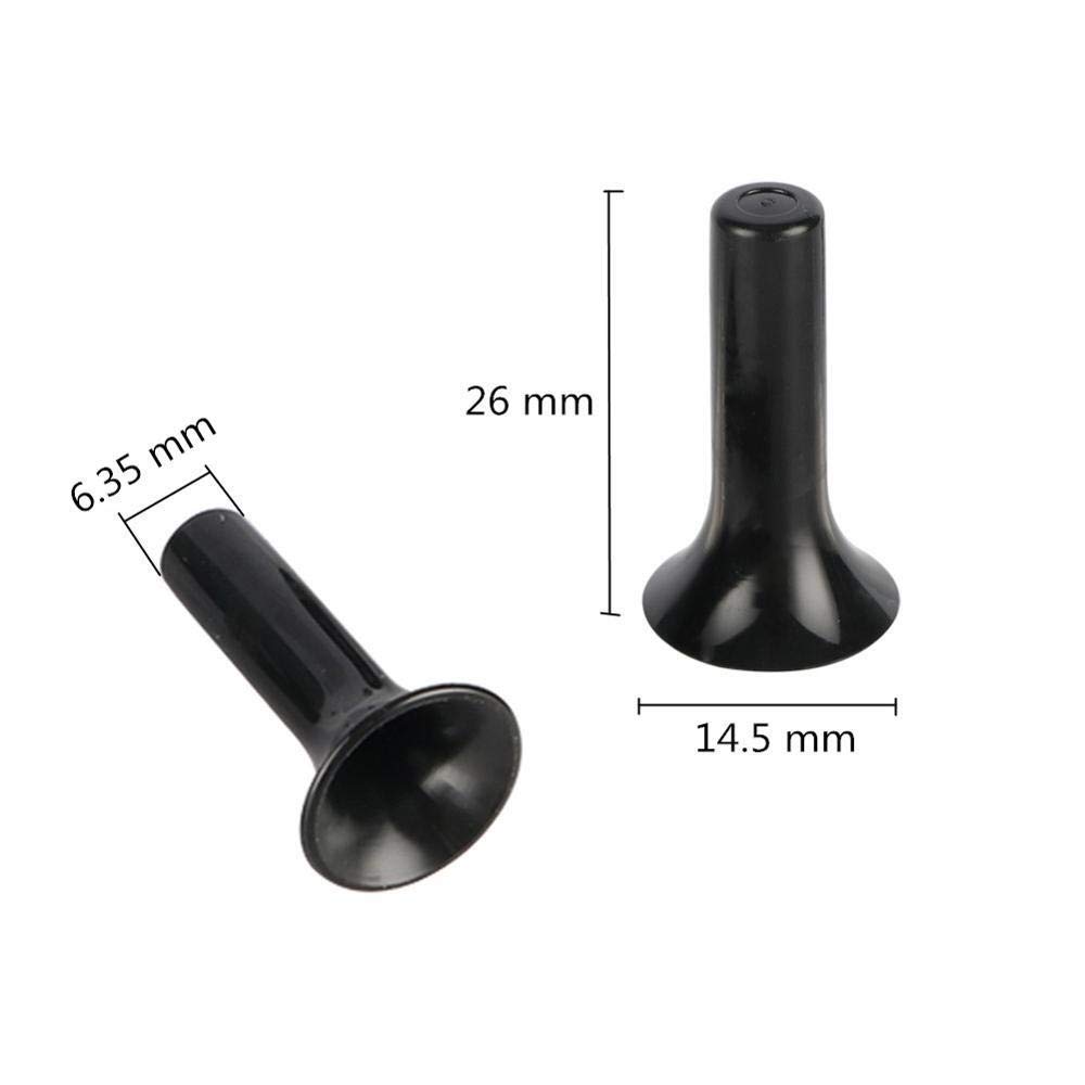 Garden Accessories 40Pcs 6.35mm Straight Micro-Nozzle End Caps 1/4 Inch Hole Seal Stoppers Slip-Lock Misting Nozzle Tees Blocked Tool for Garden (Diameter : 6.5mm) Pipe Clamps
