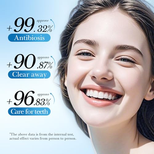 Mundspülung Total Care - Kariesvorbeugung, Zahnstärkung, Frischer Atem, Zahnfleischpflege - 13ml X 10 Stück - Ideal Für Chronischen Mundgeruch Und Gereiztes Zahnfleisch (Pfirsich) Peach Mouthwash – Bild 7