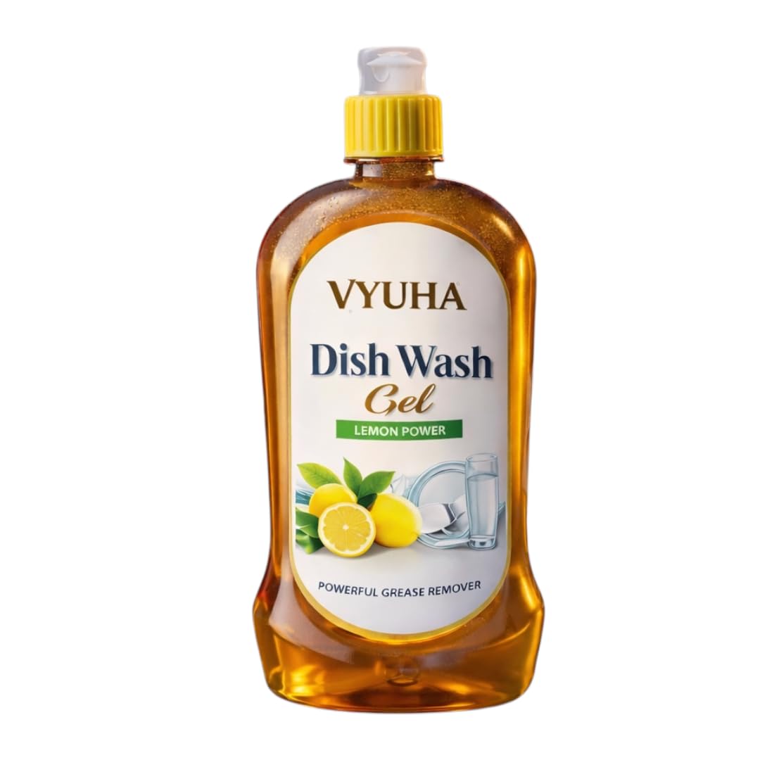 vyuha Dishwashgel 500ml| smart womens grate choice super power cleaning with just one drop-image-9