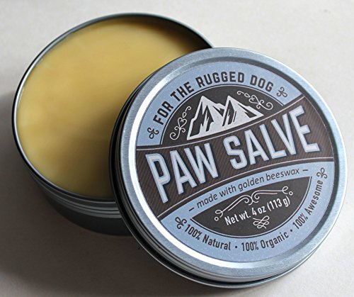 Organic Paw Salve - 100% Natural - Paw Balm made with Golden Beeswax - No added fragrance - 4 oz