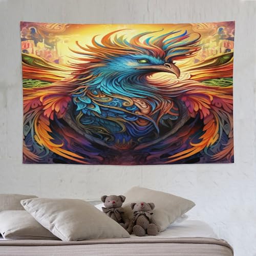 Tenture murale aigle en tissu pour sublimer la chambre enfant