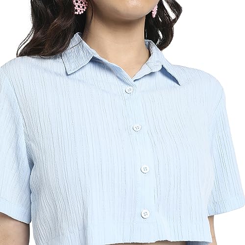 Image of PINACOLADA Women's Hooded Co-Ord Set With Contrast Piping For Casual Wear | Hooded Neck | Short Sleeve | Drawstring Closure | Cotton Co-Ords Crafted With Comfort Fit For Everyday Wear