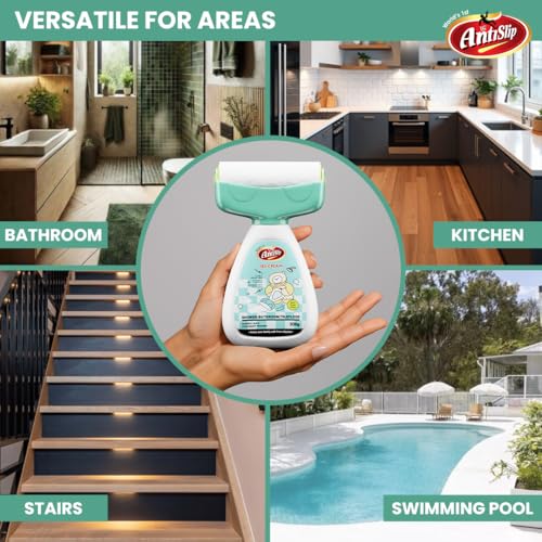 Image of Anti Skid Gel Cream - Bathroom Floor Safety Coating for Wet Tiles, Marble, Granite | Non Slip for Stairs, Balcony, Ramp