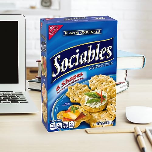 Flavor Originals Sociables Baked Savory Crackers, 7.5 Oz #TOP7