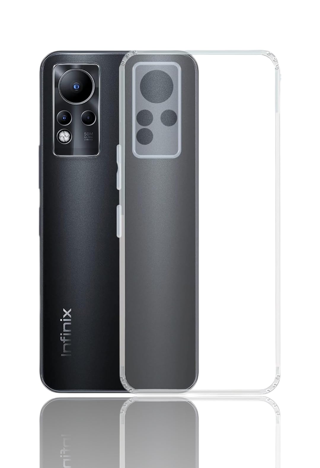 Funkyfits Crystal Clear Case for Infinix Note 12 Transparent Back Cover, Shockproof, Scratch-Resistant, Slim Fit Design (B0D81B7JVH) Amazon Price History, Amazon Price Tracker