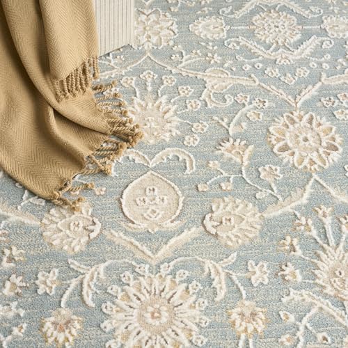 Tapete decorativo Nourison Isla azul 118x94 cm miniatura 4