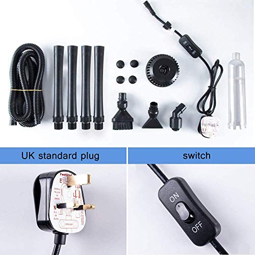 Aspirapolvere elettrica per acquario, con ghiaia, long ziming, 6 in 1, contenitore pesci, sifone acquari, cambio dell'acquario, filtro, pulizia dello sporco + pulitore di sabbia detergente crostacei - Image 8