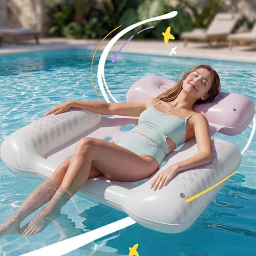 Chaise longue gonflable pour piscine contre le stress - 3