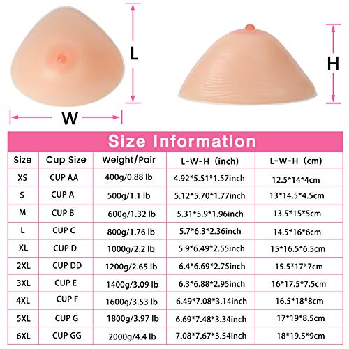 Vollence Aa Cup Triangle Silicone Breast Forms Fake Boobs For Mastectomy Prosthesis Crossdresser Transgender #TOP5