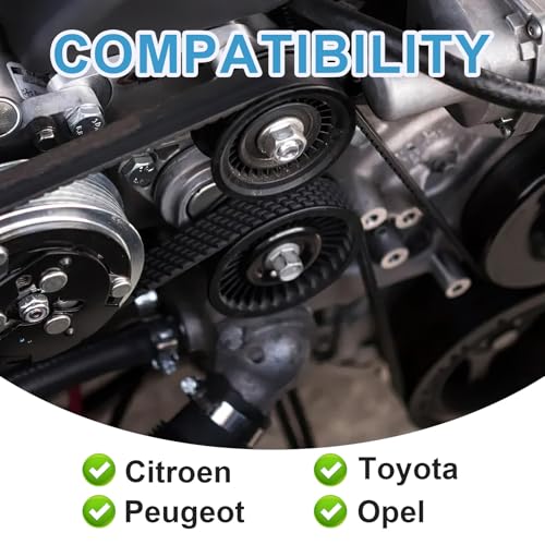 Joynine Zahnriemen Prüfwerkzeug für Puretech 1.0 und 1.2 Peugeot Citröen, PSA Gurtverschleißanzeige PSA, Gurtverschleißanzeige für EB0 1.0L e EB2 1.2L, 208, 2008, 208, 301, 308