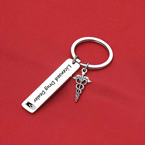 Licensed Drug Dealer Gift For Pharmacy Expert Gift Pharmacy Graduates Gift Pharmacist Keychain For Pharmacy Technician Gift For Doctor Keychain Pharmacy Gift Rx Gift For Licensed Drug Dealer Keychain #TOP5