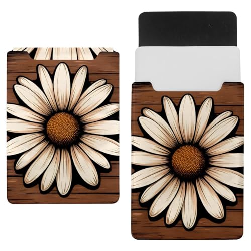 Housse ordinateur portable vintage 13,8 x 10,2 pochette motif fleurs doublée velours