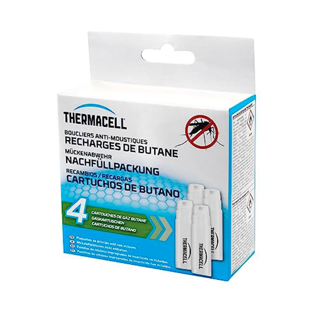Thermacell Mückenabwehr Nachfüllpackung Butangaskartusche, 4 Stück
