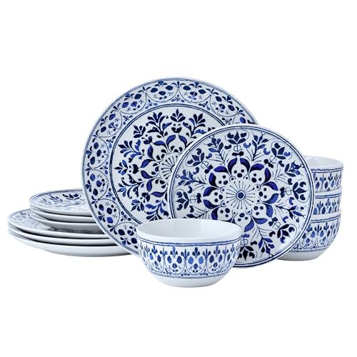 Pfaltzgraff Medallion Radiance 12 Piece Stoneware...