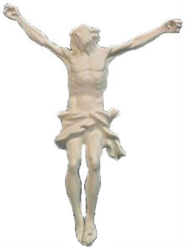 Large Corpus of Christ in white resin