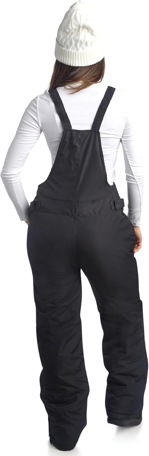 Womens Snow Bibs - Waterproof Insulated Snow Pants Womens Overall Snowboarding Cold Weather Ski Pants