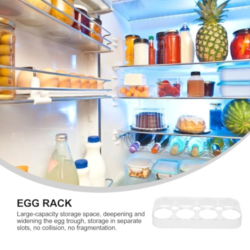 Support à œufs pour réfrigérateur robuste en plastique durable - 4