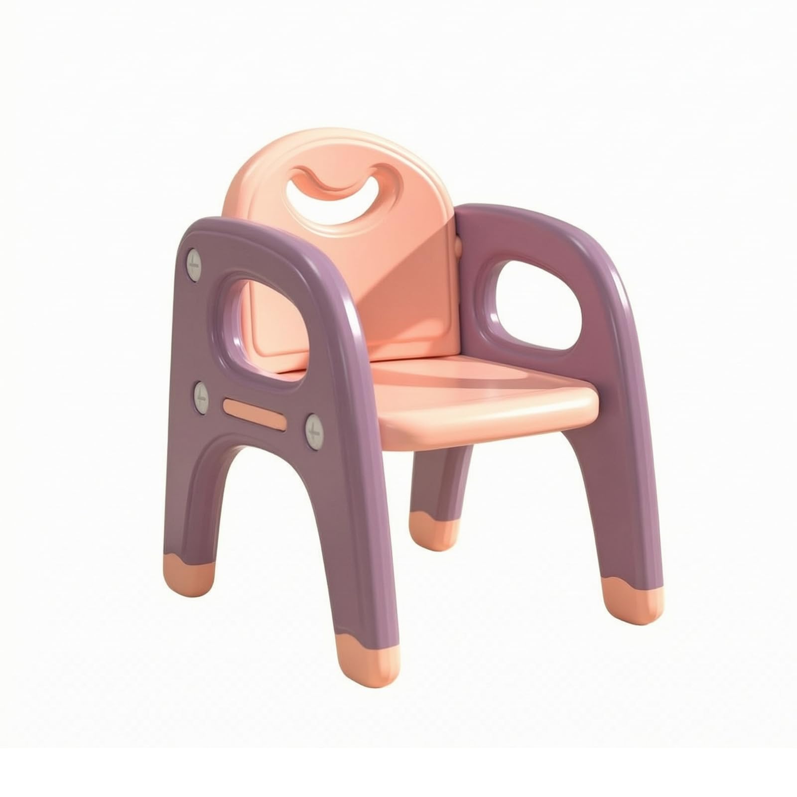 Silla Plástico Cómodo Silla Infantil, Gris
