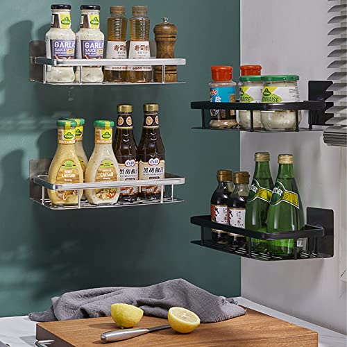 2 Pezzi Mensola Doccia Senza Foratura, Mensole